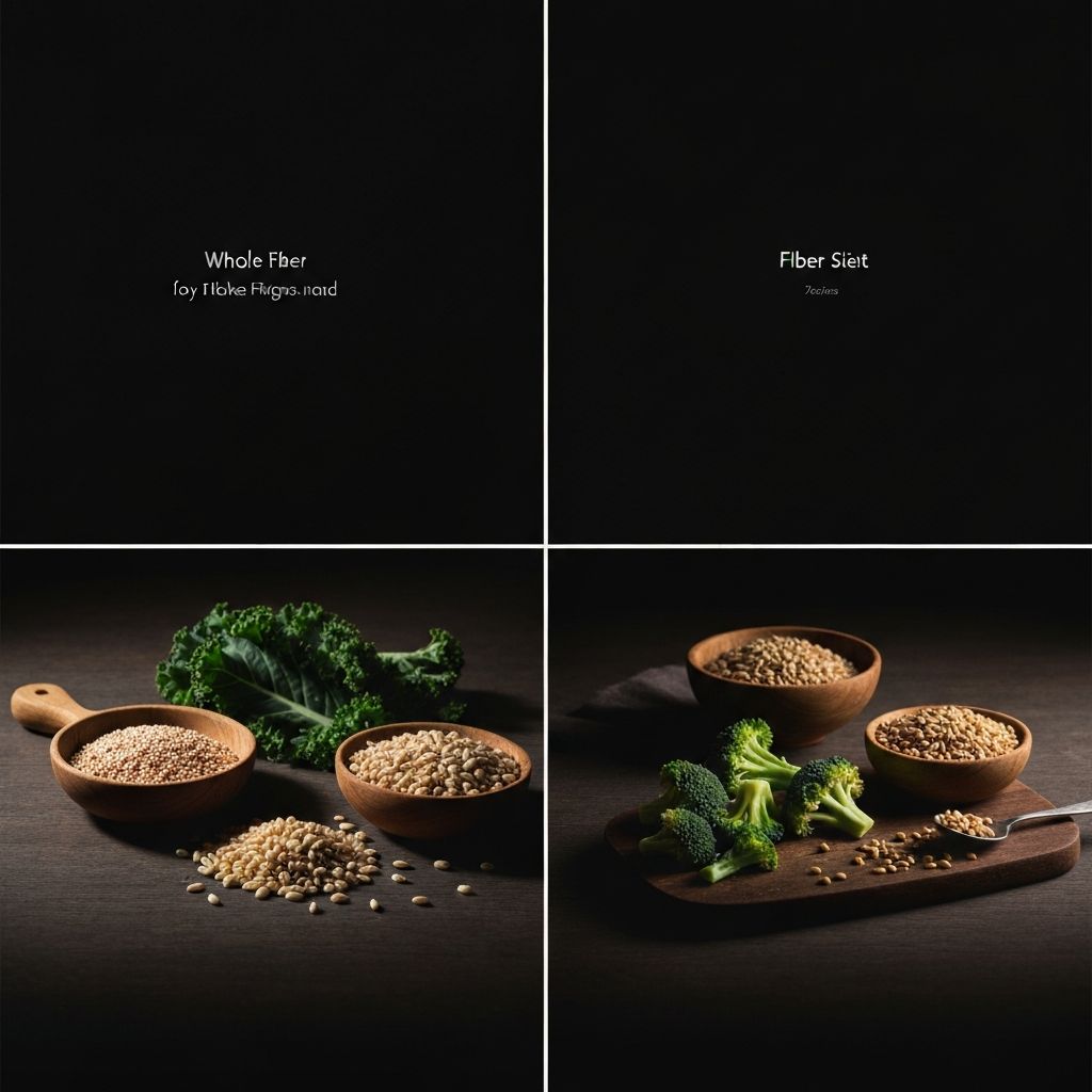 Whole grains and fiber-rich foods